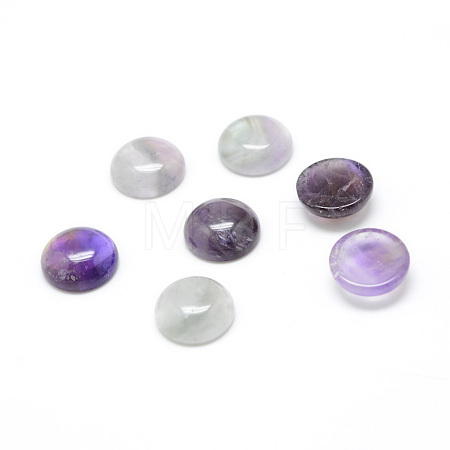Natural Amethyst Gemstone Cabochons G-T020-16mm-06-1