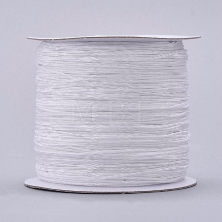 Nylon Braided Cord for Woven Jewelry Making Macrame Craft NWIR-D055-0.6mm-03-1