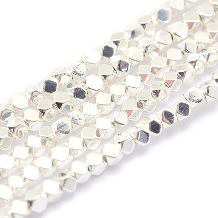 Electroplate Non-magnetic Synthetic Hematite Beads Strands G-L485-10A-S-1