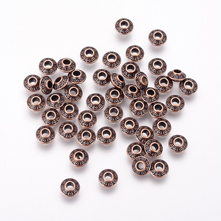 Tibetan Style Alloy Spacer Beads RLF0725Y-NF-1