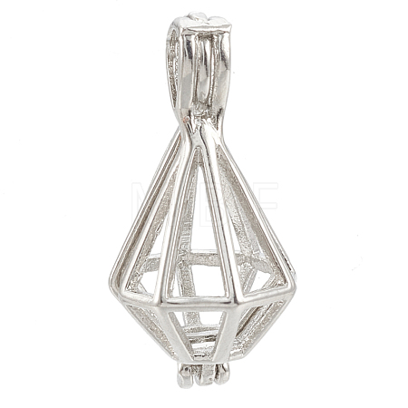 Brass Locket Pendants KK-S342-49P-1