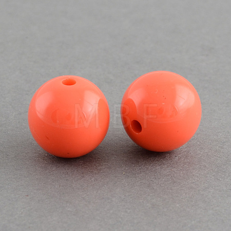 Chunky Bubblegum Round Acrylic Beads SACR-S044-8mm-04-1