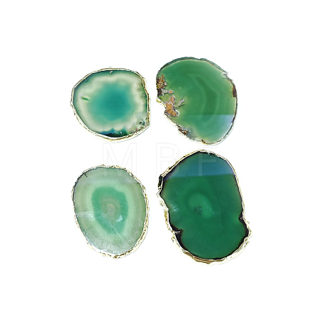 Natural Agate Coaster AJEW-NH0001-04G-03-1