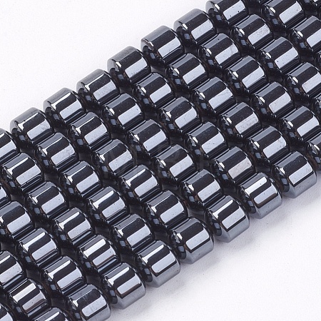 Magnetic Synthetic Hematite Beads Strands G-Q235-1