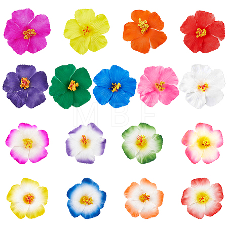17Pcs 17 Colors Flower EVA Alligator Hair Accessories PHAR-PH0001-23-1