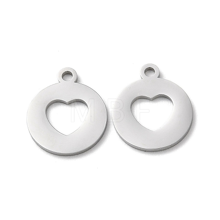 Non-Tarnish 304 Stainless Steel Charms STAS-Q303-11P-1