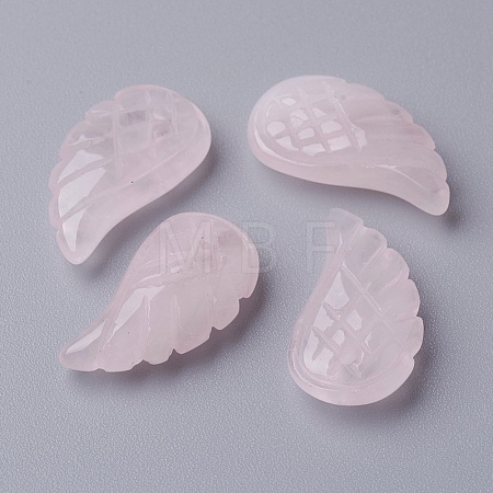Natural Rose Quartz Pendants G-E435-C-17-1