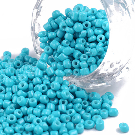 Baking Paint Glass Seed Beads SEED-S002-K10-1