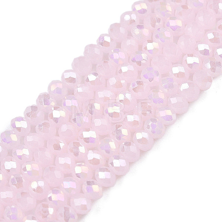Electroplate Glass Beads Strands EGLA-A044-J2mm-B02-1