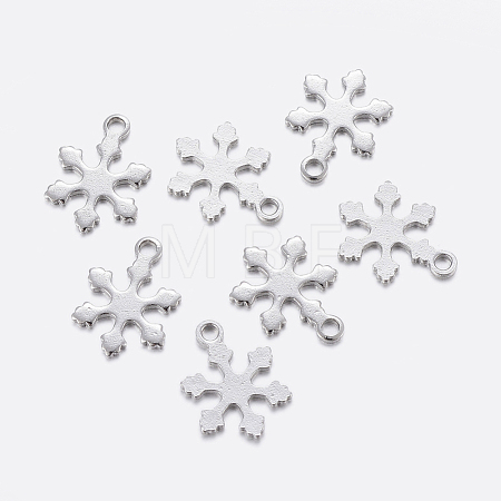 Non-Tarnish 304 Stainless Steel Charms X-STAS-F159-36P-1