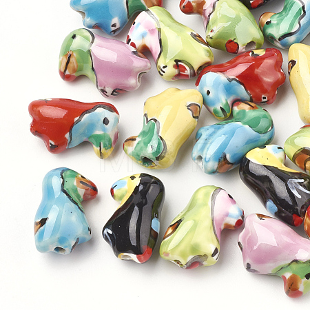 Handmade Porcelain Beads X-PORC-Q258-01-1