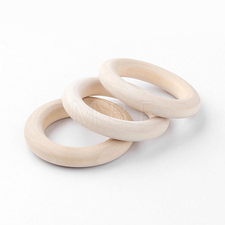 Unfinished Wood Linking Rings X-WOOD-Q024-14-1