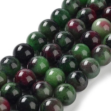 Dyed Natural Malaysia Jade Beads Strands G-G021-02C-06-1