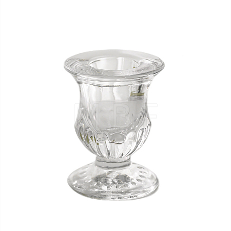 Glass Candlestick Holder CAND-PW0013-50A-1