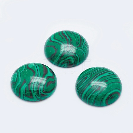 Synthetic Malachite Cabochons G-G760-B01-06-1