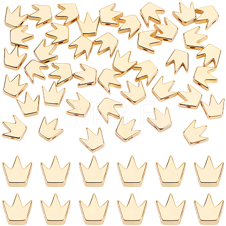 50Pcs Brass Beads KK-BBC0027-41A-1