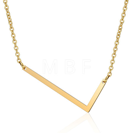 201 Stainless Steel Initial Pendants Necklaces NJEW-S069-JN004D-L-1