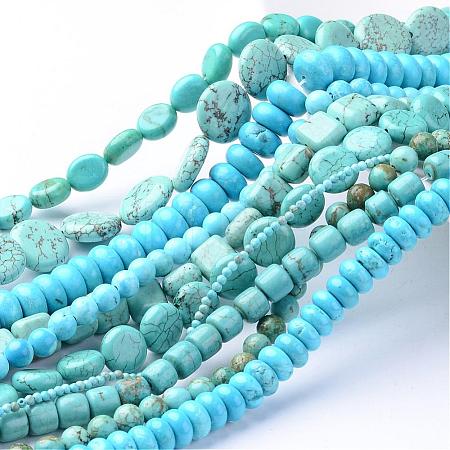 Natural Magnesite Bead Strands TURQ-G930-03-1