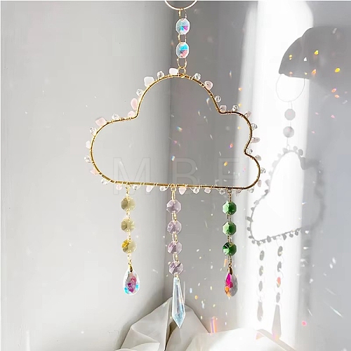 Teardrop Glass Suncatchers PW-WG7CCC8-01-1