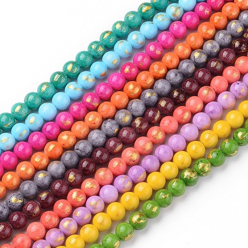 Natural Mashan Jade Beads Strands G-F670-A01-12mm-1