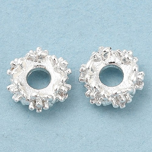 Rack Plating Brass Micro Pave Cubic Zirconia Beads KK-A186-01C-S-1