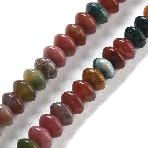 Natural Indian Agate Beads Strands G-P559-A08-01-1