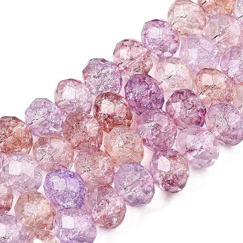 Transparent Glass Beads Strands GLAA-T023-4mm-A03-1