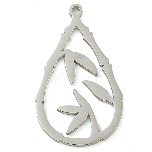 304 Stainless Steel Pendants STAS-S142-05P-1