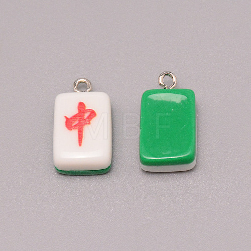 Resin Pendants RESI-WH0025-05-1