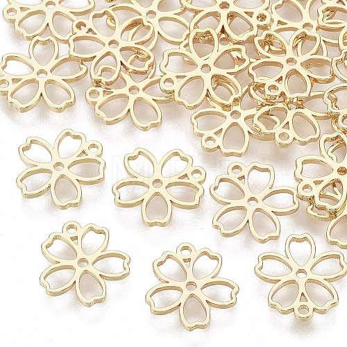 Brass Charms X-KK-T055-003G-NF-1