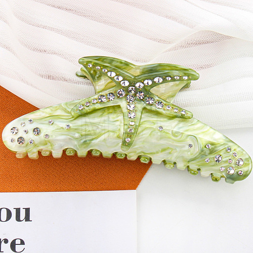 Starfish Cellulose Acetate Claw Hair Clips PW-WGD0C9F-01-1