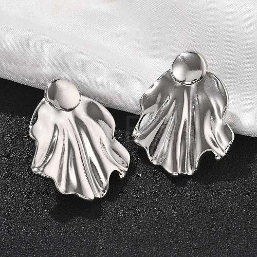 304 Stainless Steel Studs Earrings for Women EJEW-K306-25P-1