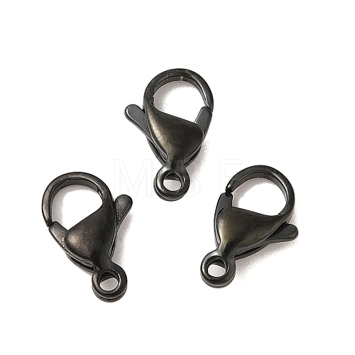 Ion Plating(IP) Polished 316 Surgical Stainless Steel Lobster Claw Clasps STAS-R072-12A-B-1