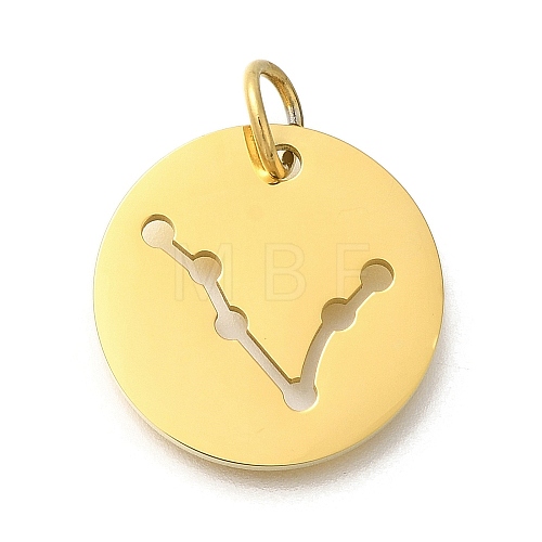 Ion Plating(IP) 304 Stainless Steel Pendants STAS-M074-02L-G-1