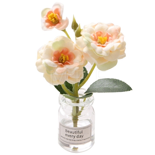 Resin Flower Miniature Ornaments PW-WG7E838-05-1