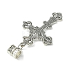 Tibetan Style Alloy European Dangle Charms PALLOY-JF02389-4