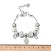 Alloy European Beads Charm Bracelets BJEW-F495-15P-3
