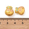 Alloy Enamel European Beads FIND-G111-02MG-02-3