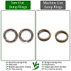 Brass Saw Cut Open Jump Rings KK-G514-01L-B-2