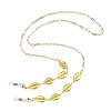Ocean Series Shell & Starfish & Turtles 304 Stainless Steel Eyeglass Chains AJEW-EH00409-2