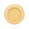 Adjustable Alloy & Iron Bezel Cup Ring Base with Rotatable Tray MAK-T012-05G-2