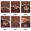 DIY Butterfly Earring Making Kits DIY-SC0018-69-4