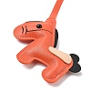 Horse PU Leather Pendant Decorations HJEW-A012-01B-3