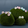 120Pcs 8 Colors  Luminous Resin Mini Dust Ball Briquettes Ornaments DJEW-CA0001-38-5