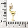 Brass Micro Pave Cubic Zirconia Pendants KK-Z093-23G-02-3