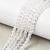 Natural Quartz Crystal Beads Strands G-H336-A11-03-1