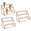 3-Tier Wooden Ice Cream Cone Display Risers ODIS-WH0017-090-1