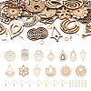  DIY Hollow Earring Making Kit DIY-TA0005-55-9