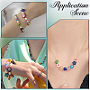 160Pcs 8 Styles Handmade Millefiori & Evil Eye Lampwork Beads LAMP-PA0001-74-5