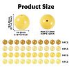 40Pcs 4 Colors Opaque Acrylic Beads MACR-TA0002-98-4